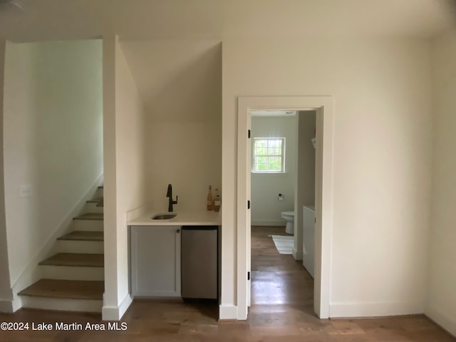 130 Martin Ridge Trce, Tallassee, AL 36078 - stairway featuring wood finished floors and baseboards