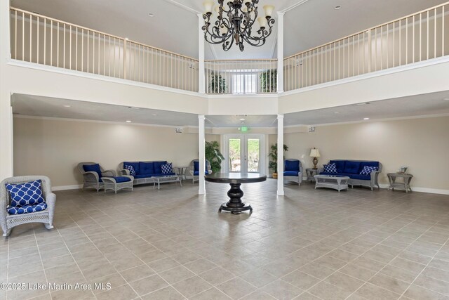 189 Williams Rd, Alexander City, AL 35010 - lobby featuring a towering ceiling, recessed lighting, and crown molding
