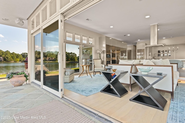 1020 Wake Robin, Eclectic, AL 36024 - sunroom with a water view