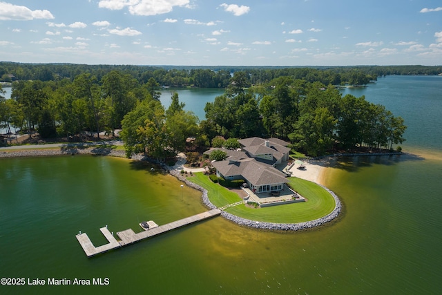 1020 Wake Robin, Eclectic, AL 36024 - aerial view featuring a water view
