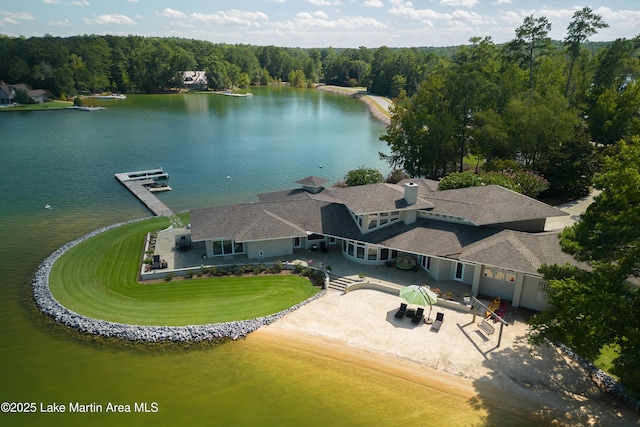 1020 Wake Robin, Eclectic, AL 36024 - bird's eye view featuring a water view