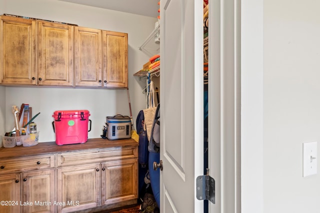 view of clothes washing area