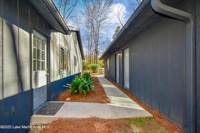 view of side of property