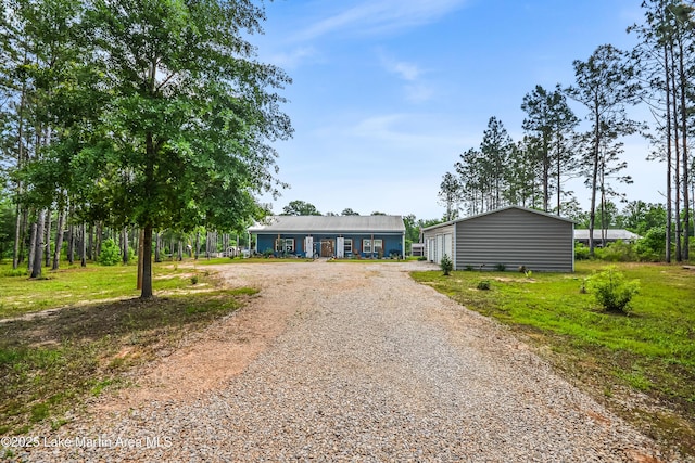 4869 County Road 2225, Troy, AL 36079 - ranch-style home featuring an outdoor structure and driveway
