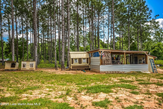 4869 County Road 2225, Troy, AL 36079 - view of front of house with an outbuilding and exterior structure