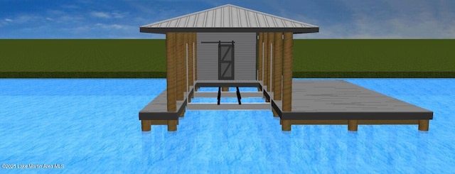 272 River Ridge Rd, Alexander City, AL 35010 - exterior view of golf simulator
