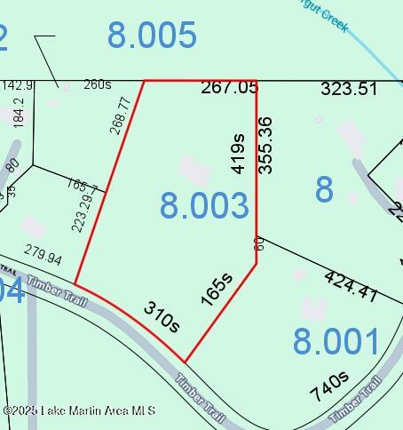 1647 Timber Trl, Alexander City, AL 35010 - map location