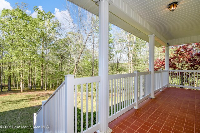 1647 Timber Trl, Alexander City, AL 35010 - exterior space featuring a porch