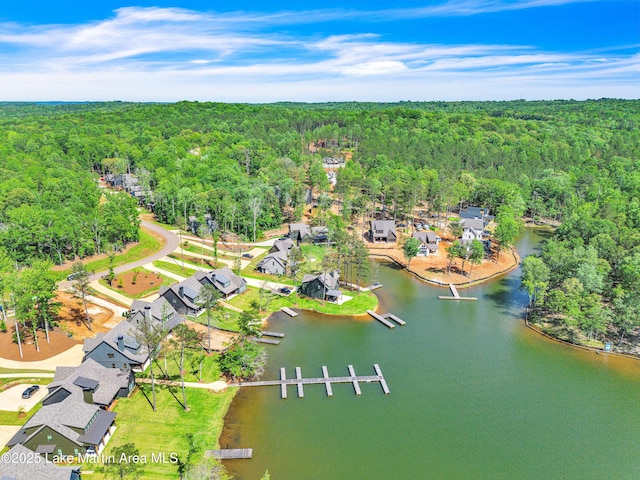 189 Magnolia Way, Dadeville, AL 36853 - aerial view of a heavily wooded area and a large body of water