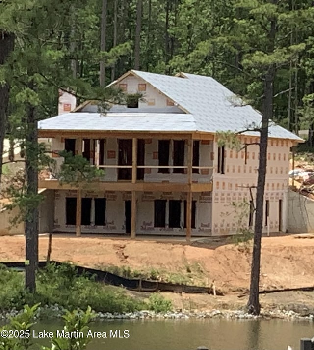 517 Transom Dr, Jacksons Gap, AL 36861 - back of house featuring a water view