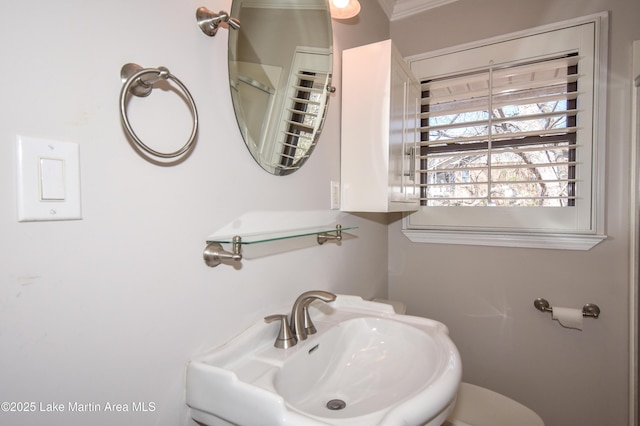 bathroom featuring a sink