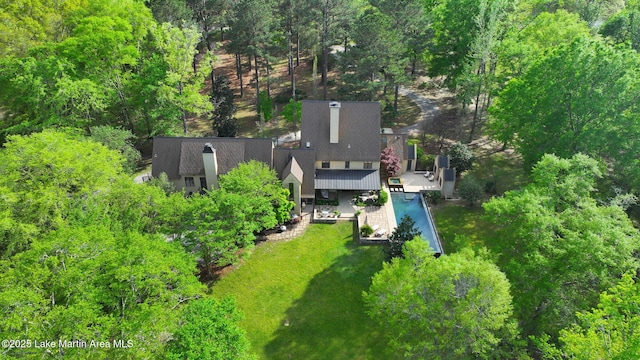 view of subject property