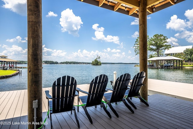 310 Hillwood, Dadeville, AL 36853 - dock featuring a water view