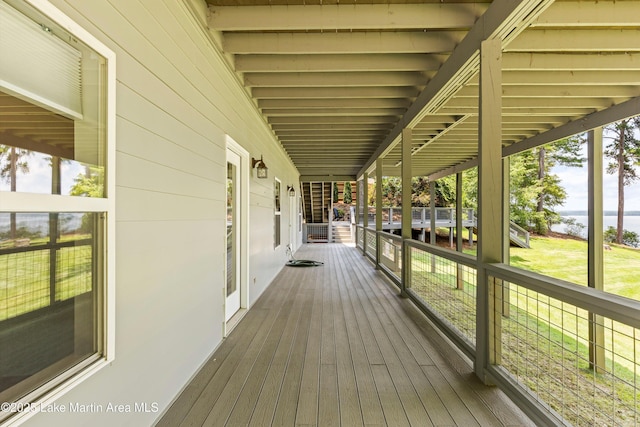 310 Hillwood, Dadeville, AL 36853 - view of deck