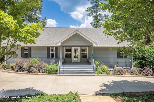 310 Hillwood, Dadeville, AL 36853 - view of front of home featuring covered porch and roof with shingles