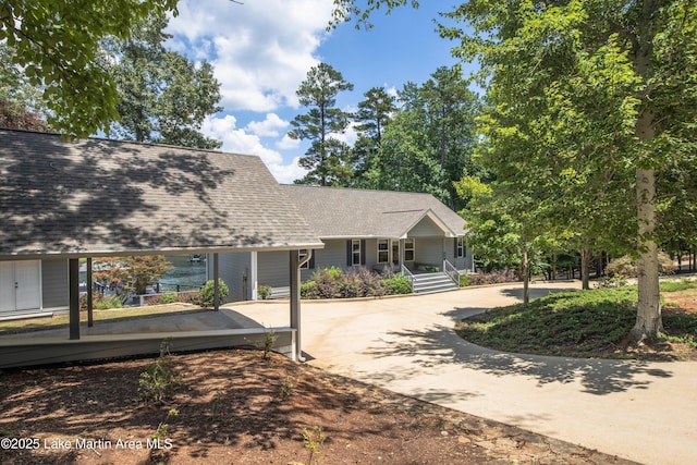 310 Hillwood, Dadeville, AL 36853 - view of front of property featuring covered porch and a shingled roof