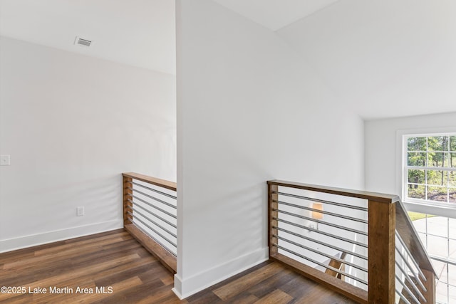 20 Heart Pine Ln, Dadeville, AL 36853 - staircase featuring wood finished floors and vaulted ceiling