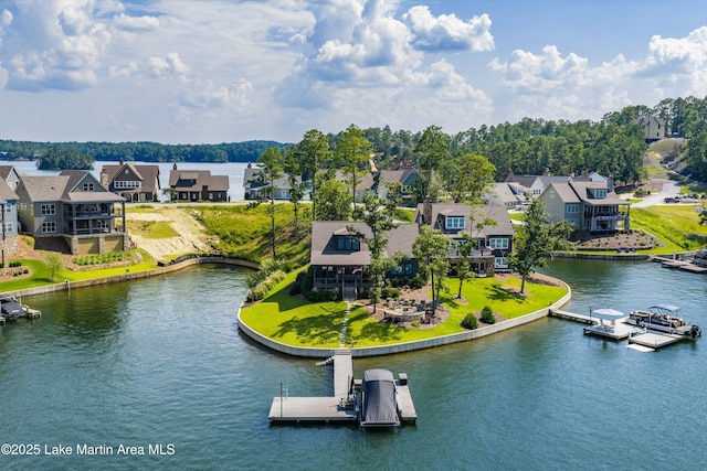 20 Heart Pine Ln, Dadeville, AL 36853 - aerial view of residential area featuring a large body of water
