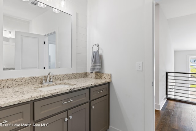 20 Heart Pine Ln, Dadeville, AL 36853 - bathroom featuring vanity and wood finished floors