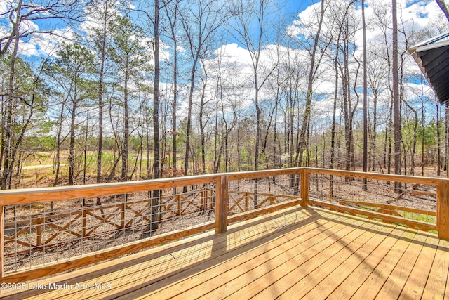 view of deck