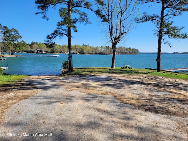 property view of water