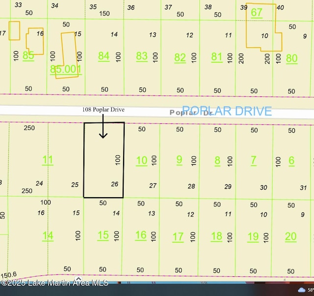 map location