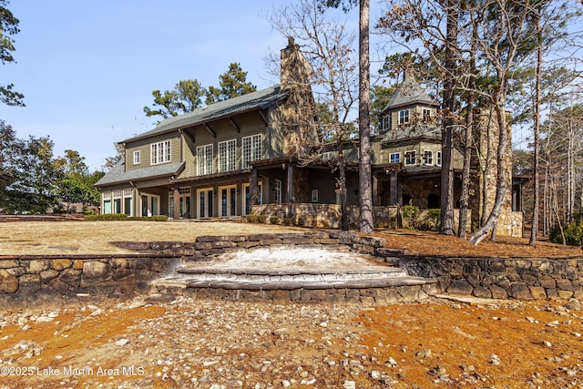 view of back of property