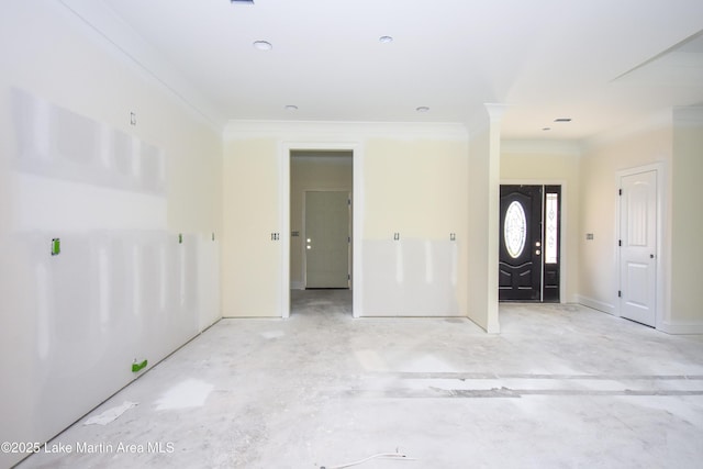 63 Noles Dr, Tallassee, AL 36078 - entrance foyer featuring ornamental molding