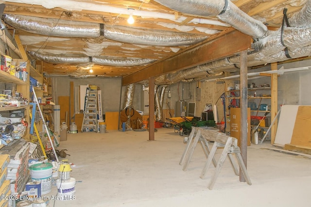 572 Newman Rd, Alexander City, AL 35010 - unfinished below grade area featuring electric water heater