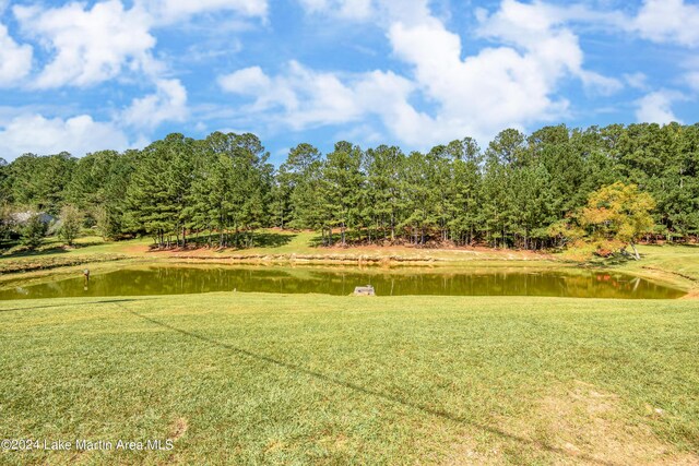 view of property's community featuring a water view