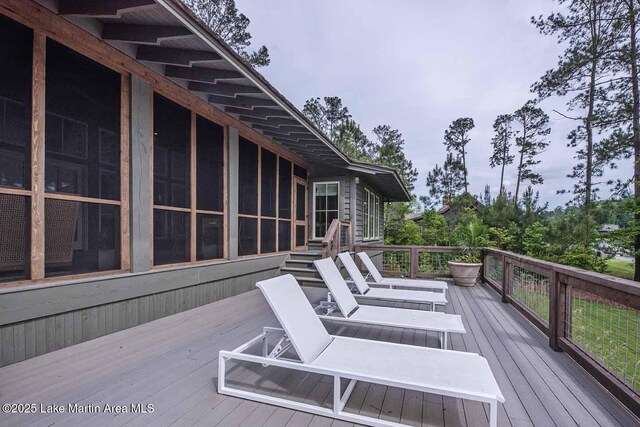 326 Bulgers Mill Loop, Alexander City, AL 35010 - view of deck