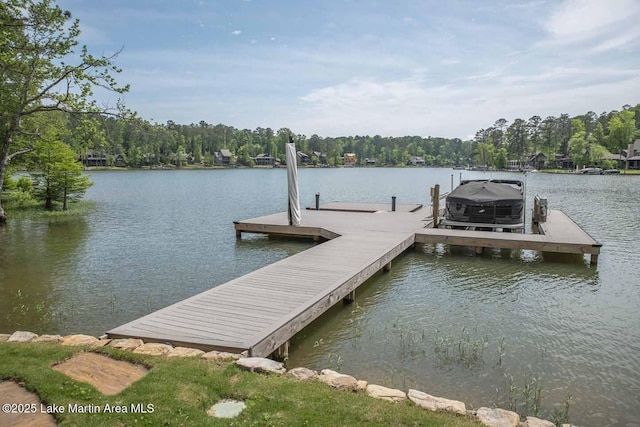 326 Bulgers Mill Loop, Alexander City, AL 35010 - dock area featuring a water view