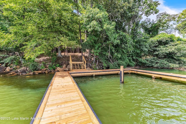 593 Elks Pkwy, Alexander City, AL 35010 - dock featuring a water view