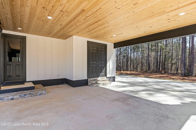 exterior space with a patio area