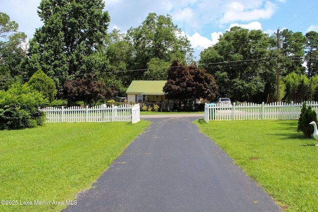 295 Landers Loop, Sylacauga, AL 35150 - view of front of property featuring a fenced front yard