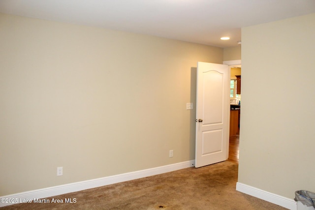 295 Landers Loop, Sylacauga, AL 35150 - spare room with carpet and recessed lighting