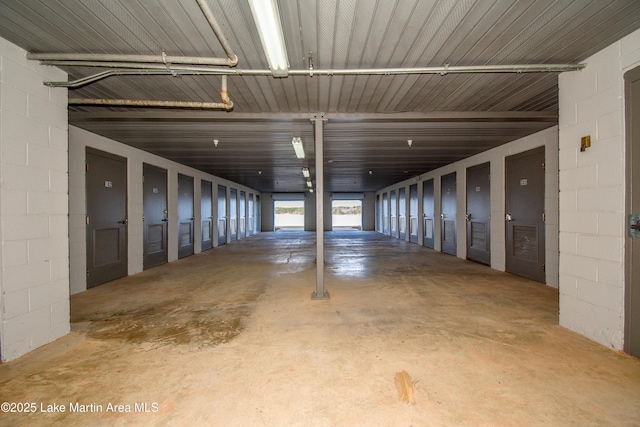 view of horse barn