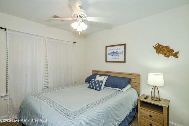 189 Williams Rd Unit # N2, Alexander City, AL 35010 - bedroom featuring baseboards and a ceiling fan