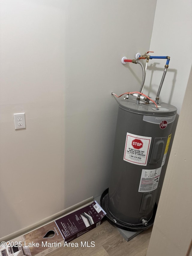 utilities featuring water heater