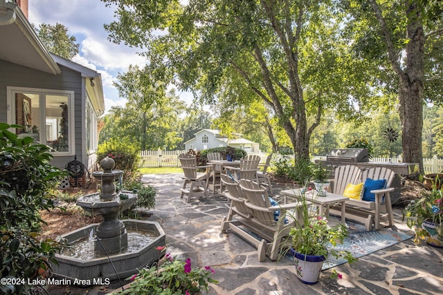 view of patio