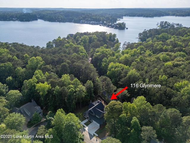 116 Glynmere Park, Alexander City, AL 35010 - view of property location featuring a large body of water and a heavily wooded area