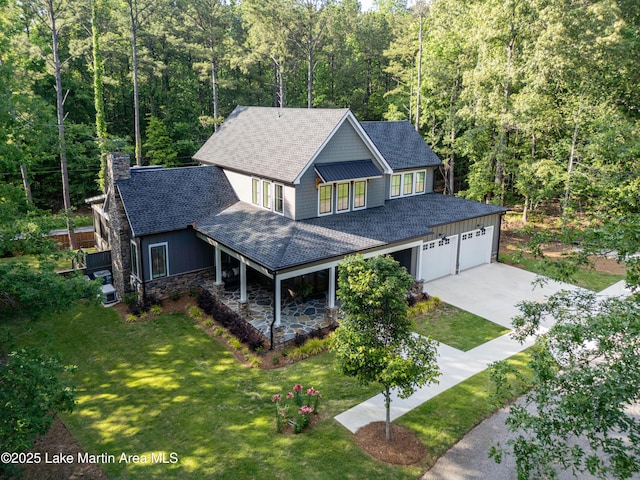 116 Glynmere Park, Alexander City, AL 35010 - aerial view of property and surrounding area featuring a forest