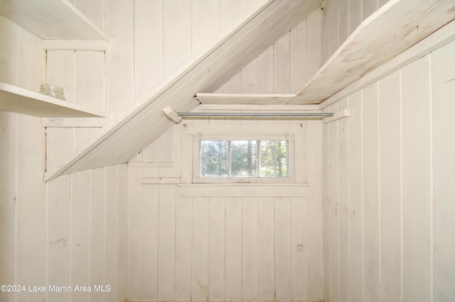 view of storage room