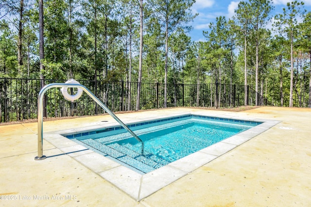 view of pool