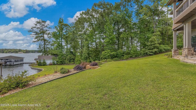 101 Mason Rd, Tallassee, AL 36078 - view of yard with a water view