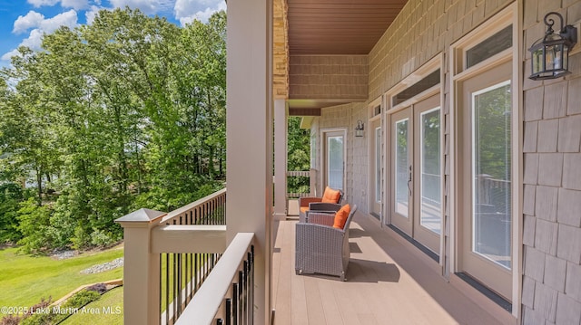 101 Mason Rd, Tallassee, AL 36078 - balcony with french doors