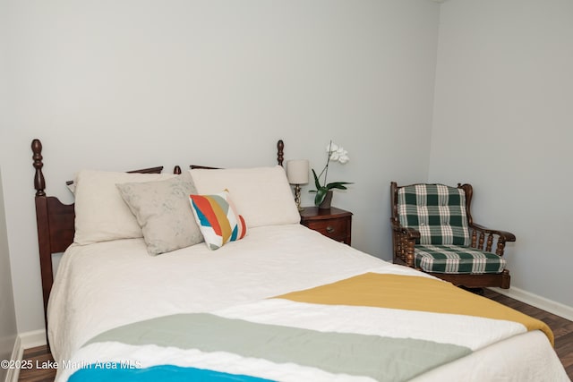 963 Birch Ct, Auburn, AL 36830 - bedroom with wood finished floors and baseboards