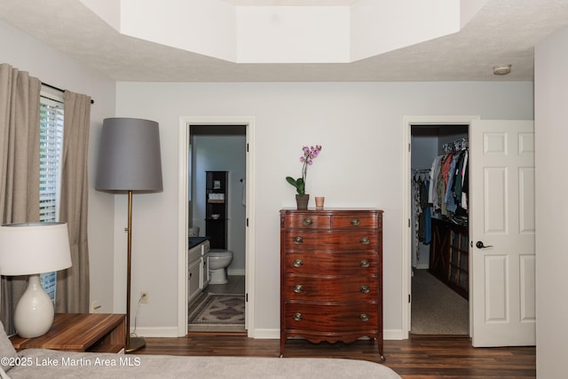 963 Birch Ct, Auburn, AL 36830 - bedroom with a spacious closet, wood finished floors, a skylight, and a closet