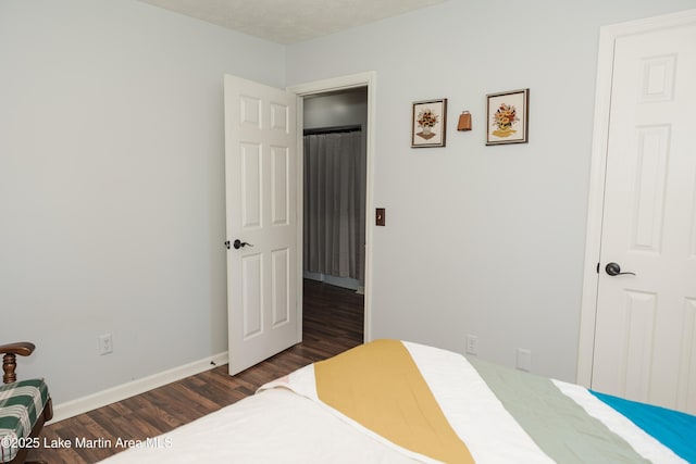 963 Birch Ct, Auburn, AL 36830 - bedroom with wood finished floors and baseboards