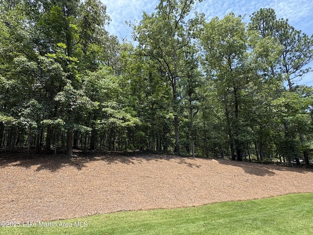 856 Windermere W Pkwy, Alexander City, AL 35010 - view of yard with a forest view